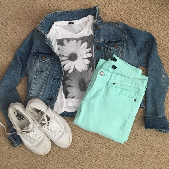J. crew mint ankle jeans