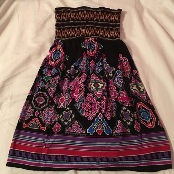 strapless dress
