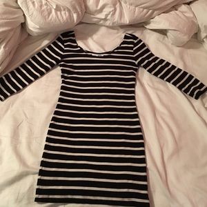 bodycon striped dress