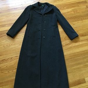 Long gray coat
