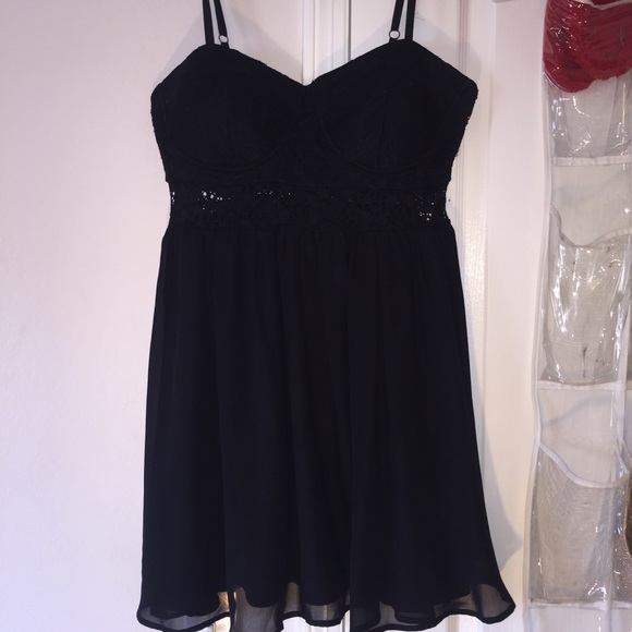 Material Girl Black Dress