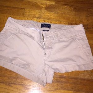 Low rise Khaki Shorts