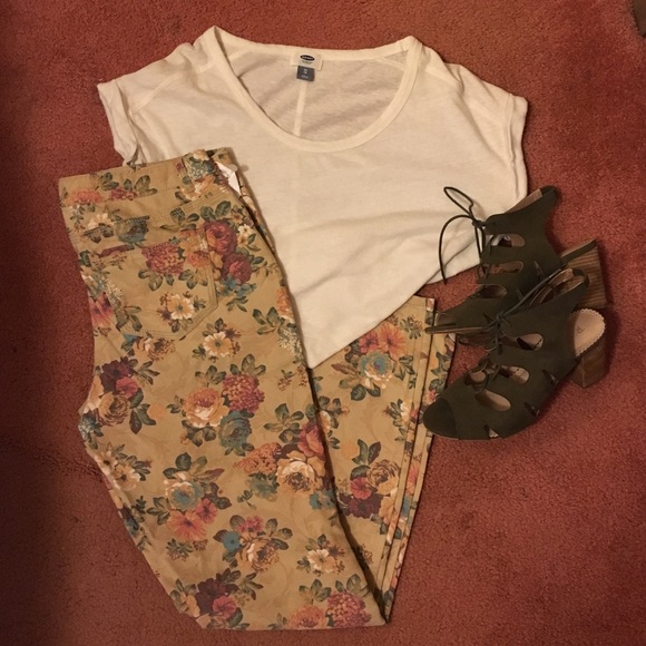 Floral Jeans