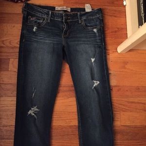 Low rise Distressed Skinny Jean