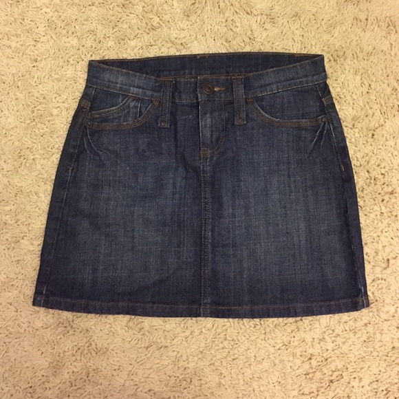 Gap Jean Skirt Size 1