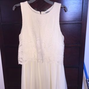 Charlotte Russe off-white dress