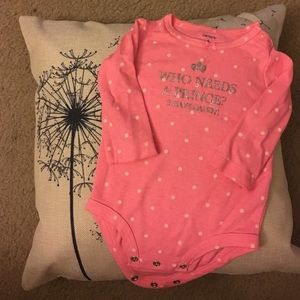 Carters "Who needs a Prince?(I have Daddy)" Onesie