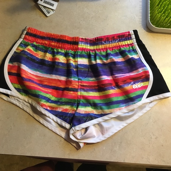 Multicolored Nike shorts