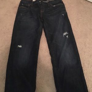 Boyfriend GAP jeans.