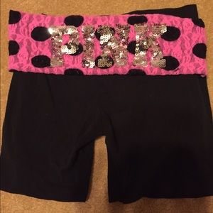 PINK crop yoga pants