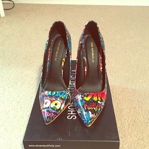 Graffiti High Heels