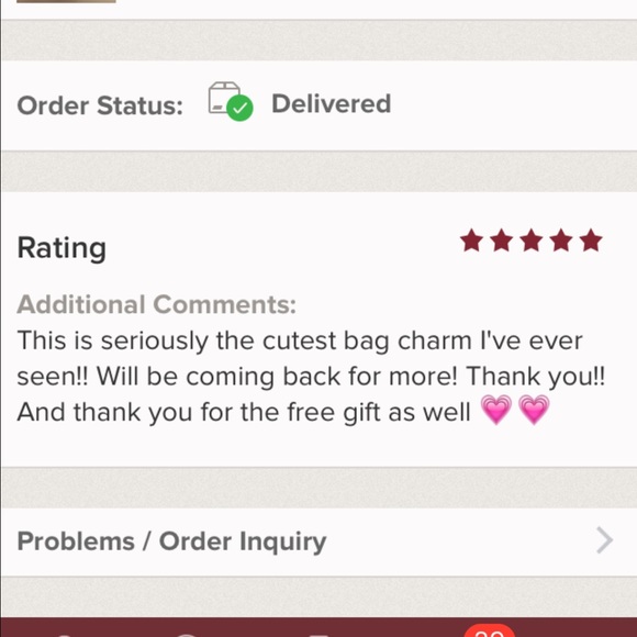 Bag charm key chain - Picture 4 of 4