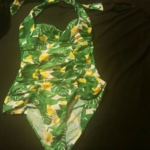 Halter bathing suit