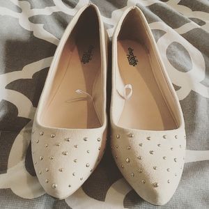 Charlotte Russe Studded Flats