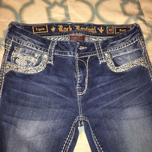 Rock Revival jeans.