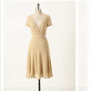 Anthropologie Crochet Clouds Dress