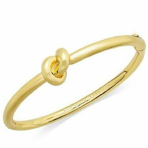 Kate Spade gold plated knot bracelet