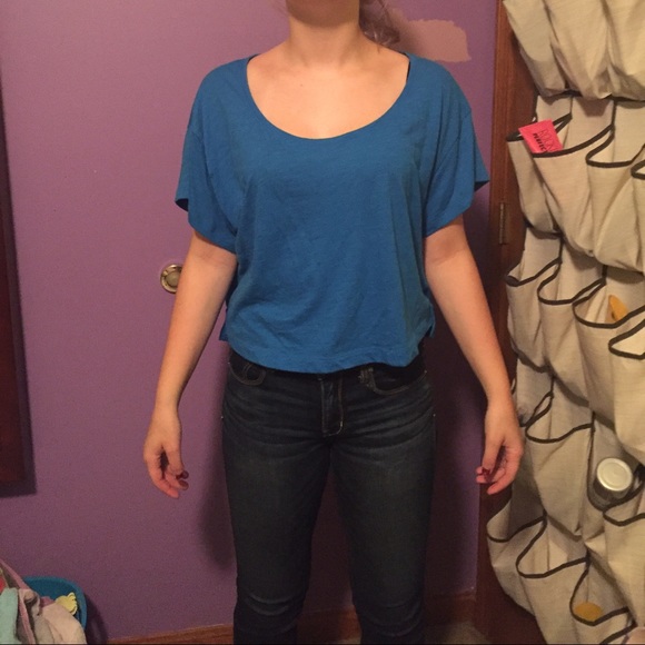 VS PINK BLUE T-SHIRT