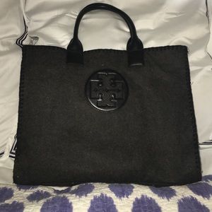 Tory Burch Large Ella Stiched Wool Tote