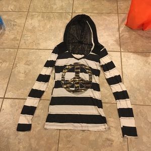 Buckle brand Daytrip long sleeve hooded top