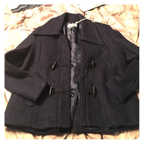 NWT Navy Pea Coat