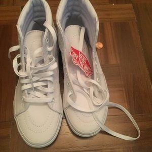 White high top vans