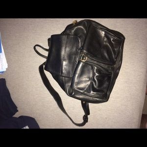 Black two strapped bag