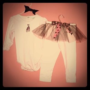 Bailey Babies Pink Tutu 2 piece outfit ~24 months~