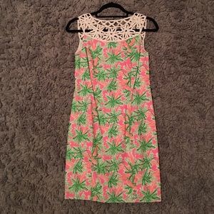 Lilly Pulitzer Sleeveless Palm Tree Dress