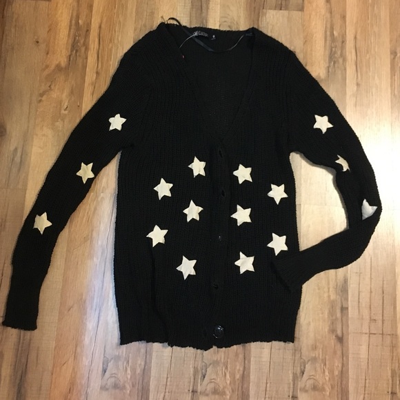 Star oversized cardigan