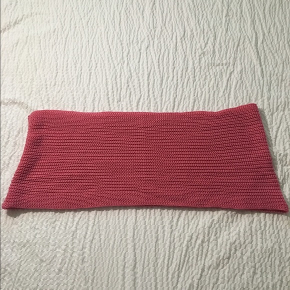 Pink infinity scarf