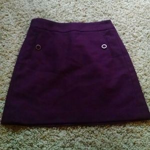 Purple Pencil Skirt from Loft
