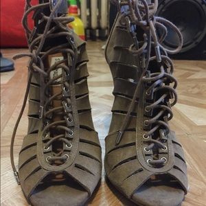 Steve Madden strappy booties