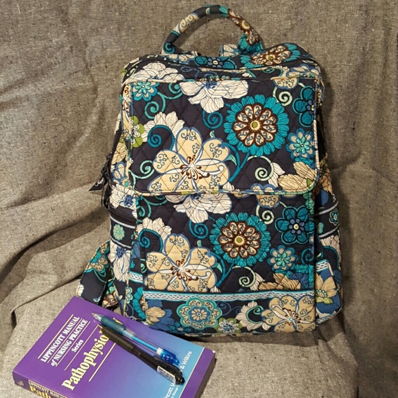 Vera Bradley Mod Floral  book backpack.