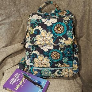 Vera Bradley Mod Floral  book backpack.