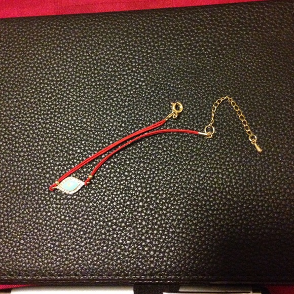 Red string evil eye bracelet