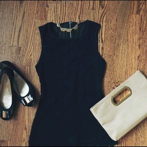 Express Black Lace Sleeveless Top - Size XS