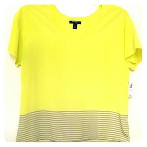 Neon Yellow Short-Sleeve Top (Old Navy, NWT)