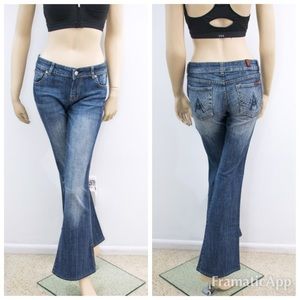 7 For All Mankind Bedazzled A Pocket Jeans