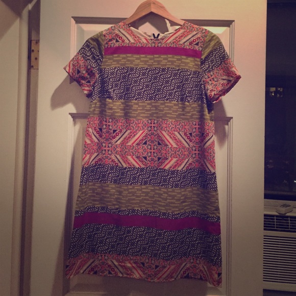 Bright patterned summer dress