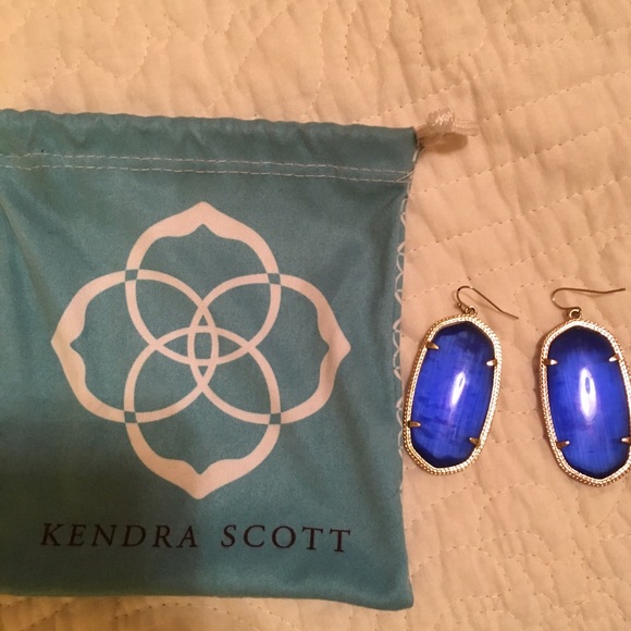 Kendra Scott Danielle Earrings In Cobalt