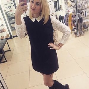 Forever 21 Black and White Lace Dress (Ivory)