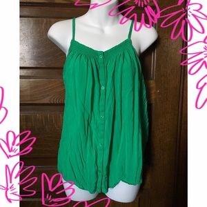 Kelly green tank top