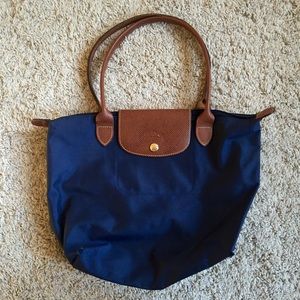 Longchamp Medium Size Navy Tote