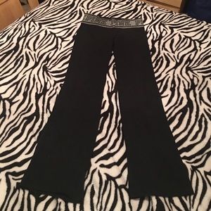 PINK bootcut yoga pants