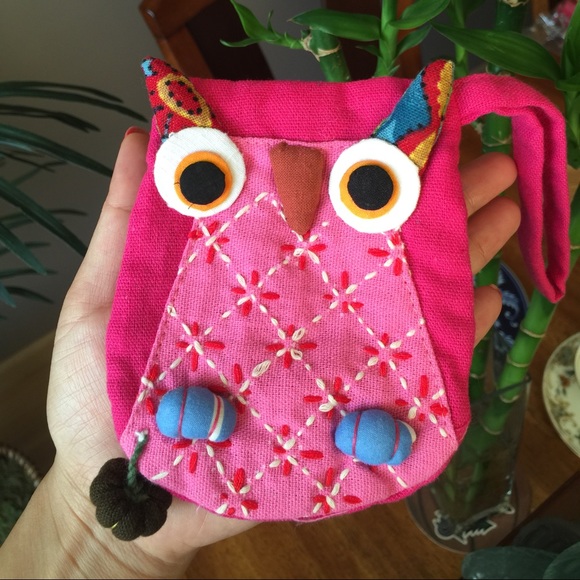 Pack of 3 owl coin bag - Picture 2 of 4