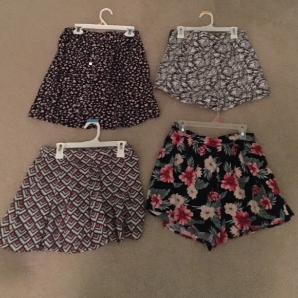 Hollister shorts and skirt bundle