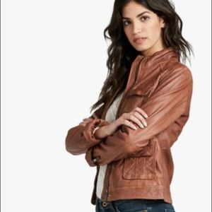 Lucky Brand Derby Leather Jacket