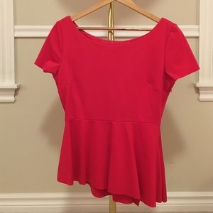 Elie Tahari Peplum Blouse
