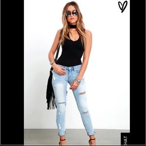Lulus sleeveless choker bodysuit
